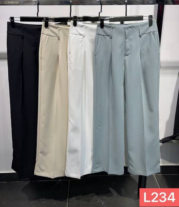 Spodnie damska materiałowe Roz S-2XL, Mix Kolor Paczka 8 szt